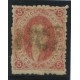 ARGENTINA 1864 GJ 19 RIVADAVIA ESTAMPILLA de 1ra TIRADA CON MATASELLO FRANCA DE GOYA CORRIENTES U$ 30